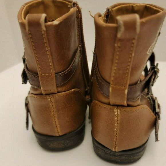 GARANIMAIS ROUND TOE ZIP CLOSURE ANKLE BABY BOOTIES - Picture 12 of 15